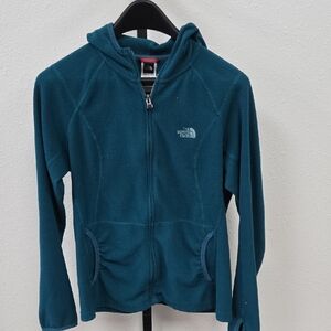 The North Face Teal Fleece Ski Jacket